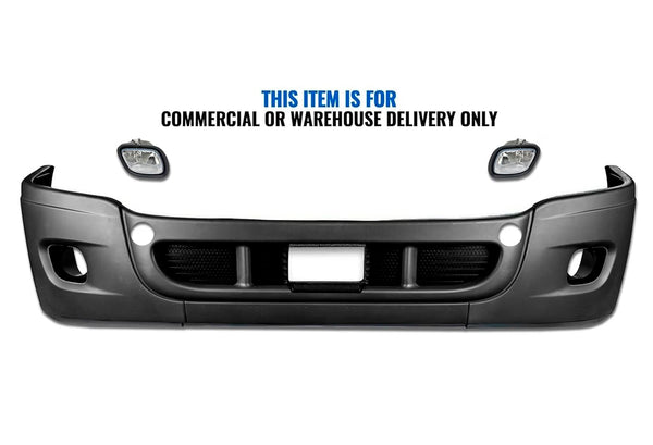 Bumper Set w/ Fog Light Holes Includes 2 Pcs Fog Light 2008-2017 Freightliner Cascadia 125 113