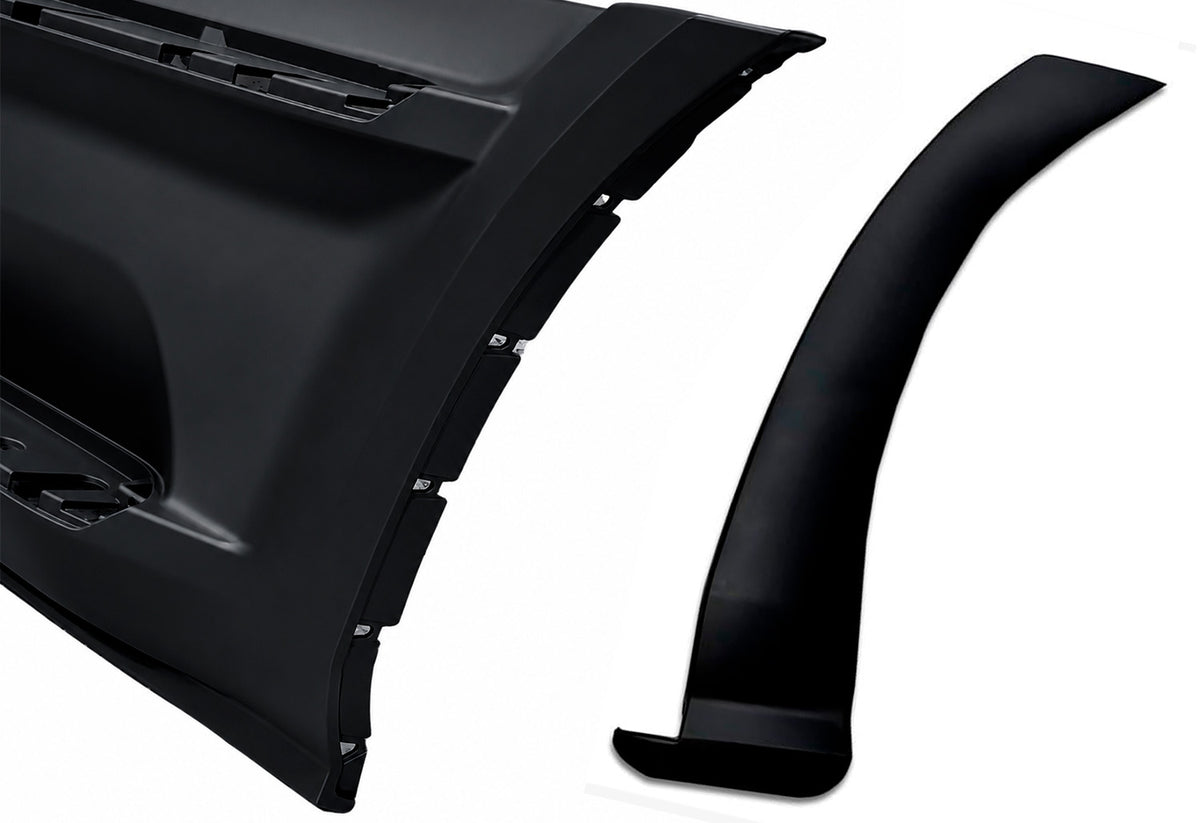 Front Step Side Panels with Brackets and Extensions Set 2022+ Peterbilt 579