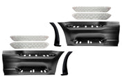 Front Step Side Panels w/Brackets, Upper & Lower Metal Steps, Extensions Set 2022+ Peterbilt 579