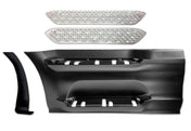 Front Step Side Panel w/Bracket, Upper & Lower Metal Steps, Extension Driver 2022+ Peterbilt 579
