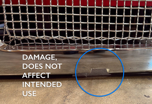 Grille Frame with Bug Screen Plastic MINOR COSMETIC DAMAGE Compatible with Kenworth T880