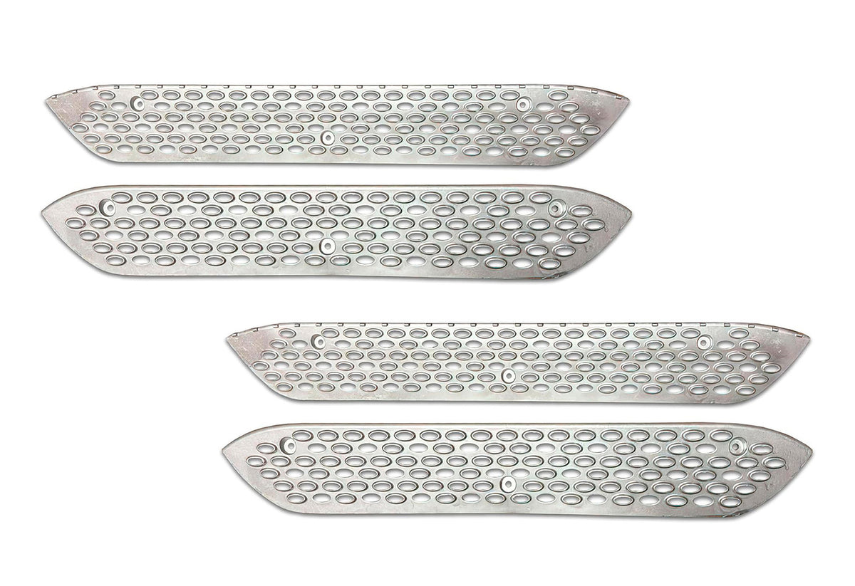 Front Step Side Panels w/Brackets, Upper & Lower Metal Steps, Extensions Set 2022+ Peterbilt 579