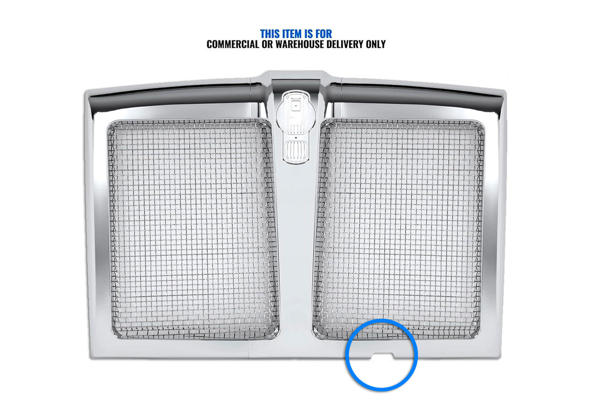 Grille Frame with Bug Screen Plastic MINOR COSMETIC DAMAGE Compatible with Kenworth T880