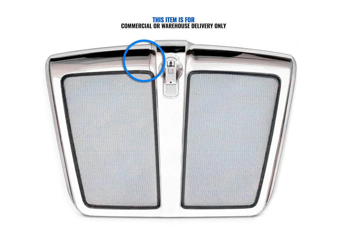 Grille Frame with Bug Screen Chrome MINOR COSMETIC DAMAGE Compatible with Kenworth T680 2013-2021