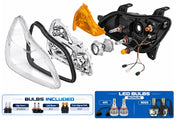 Halogen Headlights Chrome Housing Set 2022+ Kenworth T680 Next Gen