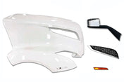 Hood Fender Fiberglass with Set accessories Passenger 2018+ Volvo VNL
