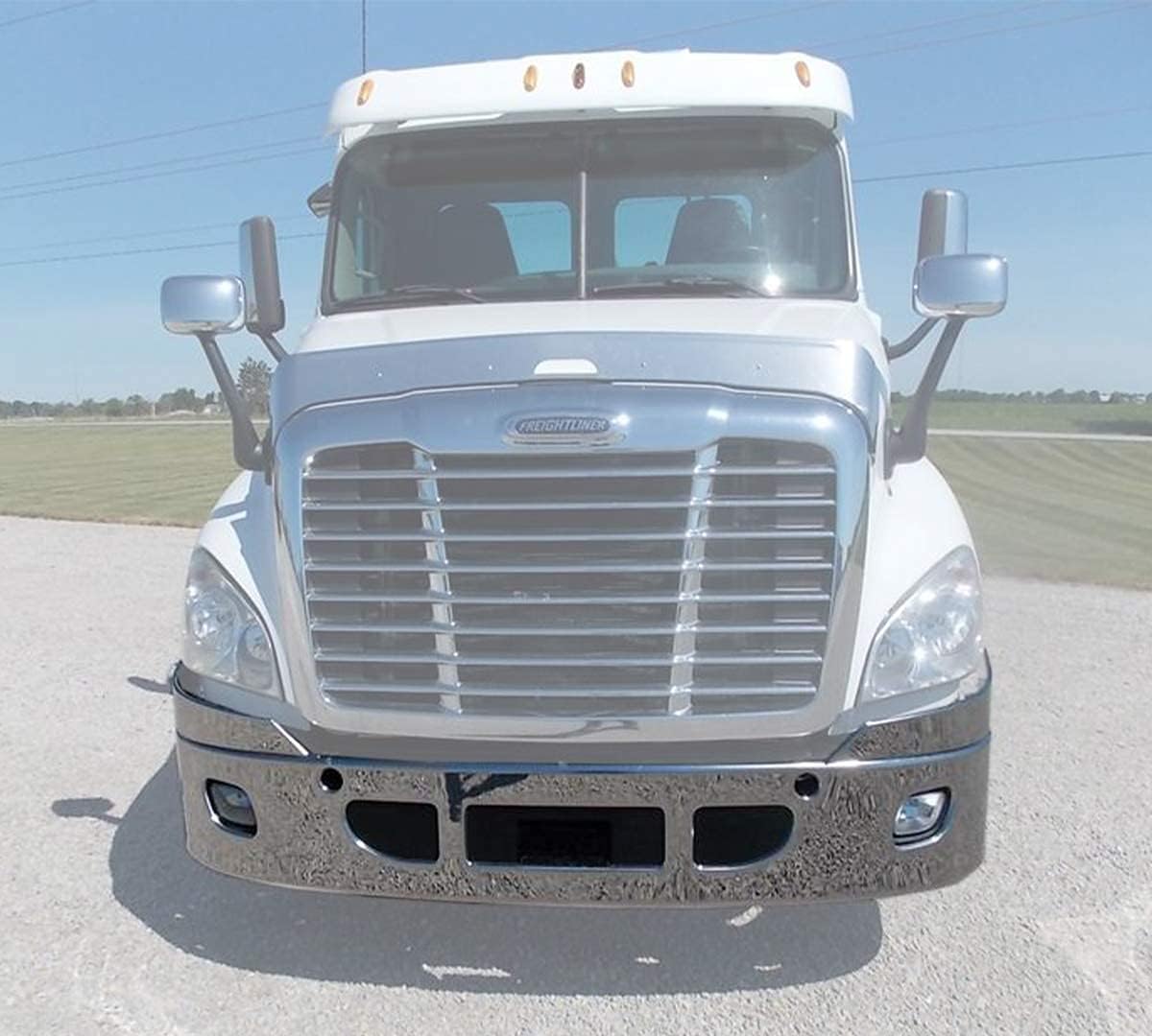 Bumper with Fog Light Holes 16" Steel 2008-2017 Freightliner Cascadia 125 113
