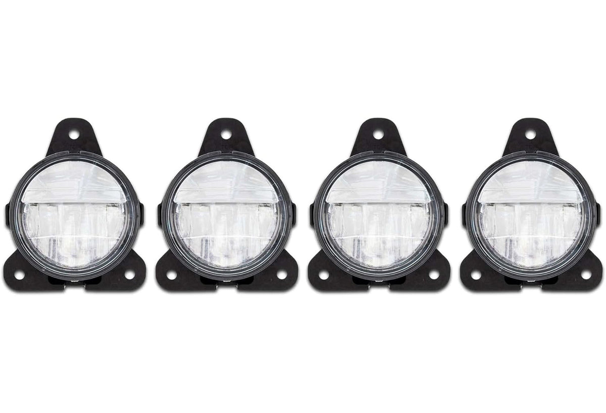 Bumper Chrome with LED Fog Lamps Set 2018+ Volvo VNL