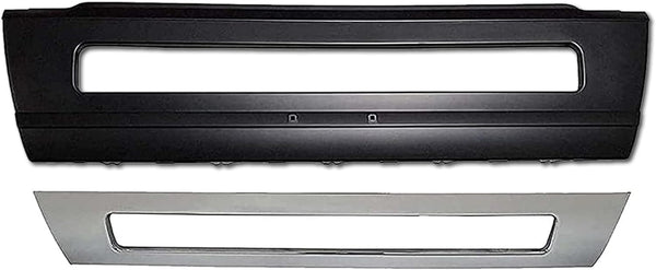 Plastic Bumper Set Foglight Hole Chrome Trim Volvo VNL 2016-2017 - 