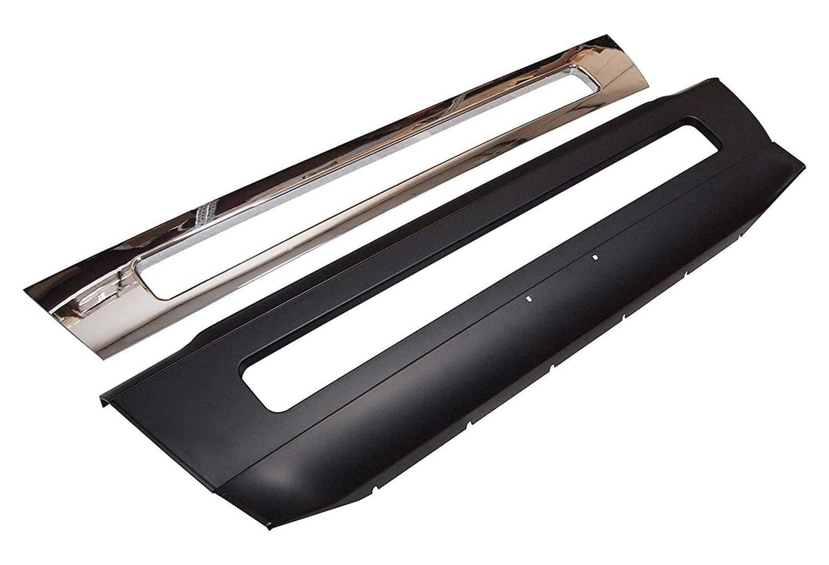 Bumper Plastic with Fog Hole and Chrome Trim Set 2004-2015 Volvo VNL