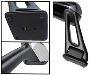 Kozak Chrome Replacement Door Mirror with Arm Right [Passenger] Side Only for Peterbilt 579 Semi Trucks PLUS Logo, Kozak Vest and 2x22 inch Windshield wipers