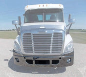 Stainless Steel Bumper with Fog Light Holes 14" for Freightliner Cascadia 2008-2017 - Tacoma Parts Corporation