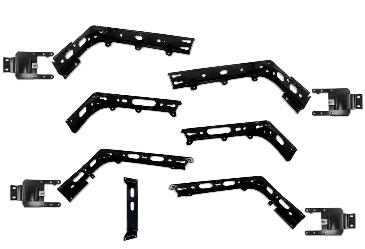 Cabin Fairings Lower Air Deflectors with Brackets Set 2025 2026 Volvo VNL New