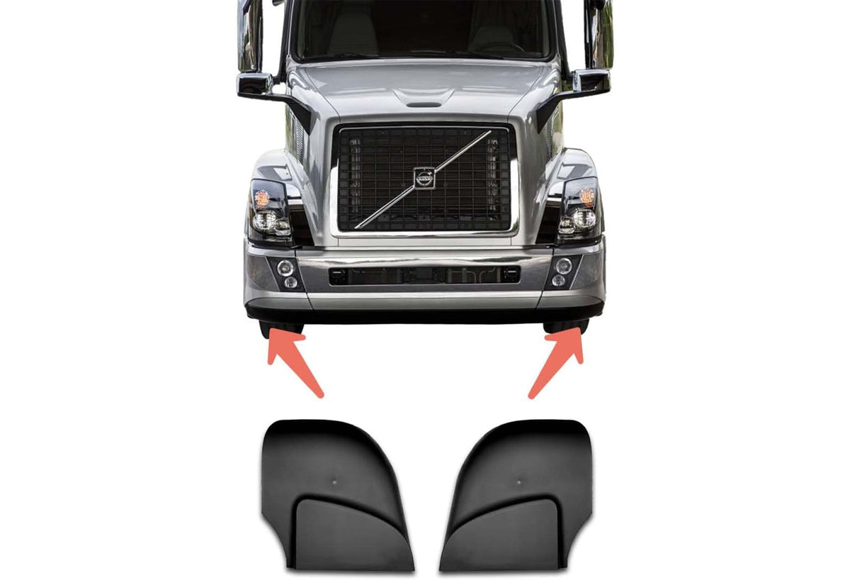 Bumper Air Flow Deflectors Set 2004-2017 Volvo VNL