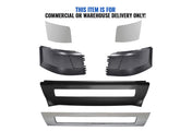 Bumper Plastic No Fog Hole and Chrome Trim Set 2004-2015 Volvo VNL