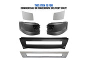 Bumper Plastic with Fog Hole and Chrome Trim Set 2004-2015 Volvo VNL