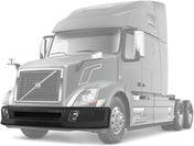 Bumper Plastic with Fog Hole Set 2004-2015 Volvo VNL