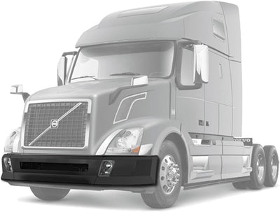 Bumper Plastic with Fog Hole Set 2004-2015 Volvo VNL