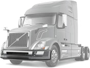 Bumper Plastic with Fog Hole and Chrome Trim Set 2004-2015 Volvo VNL