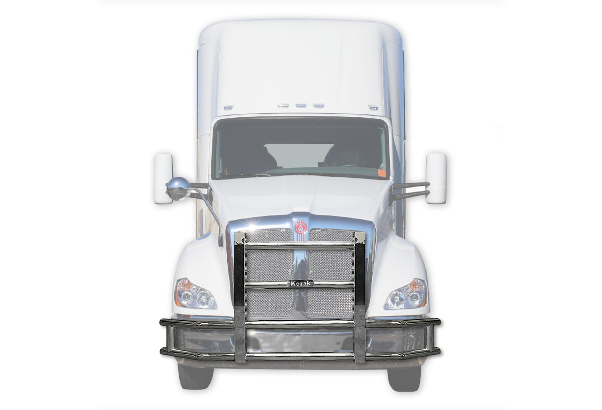 Front Grille Guard Chrome Kenworth 2012-2021 T680