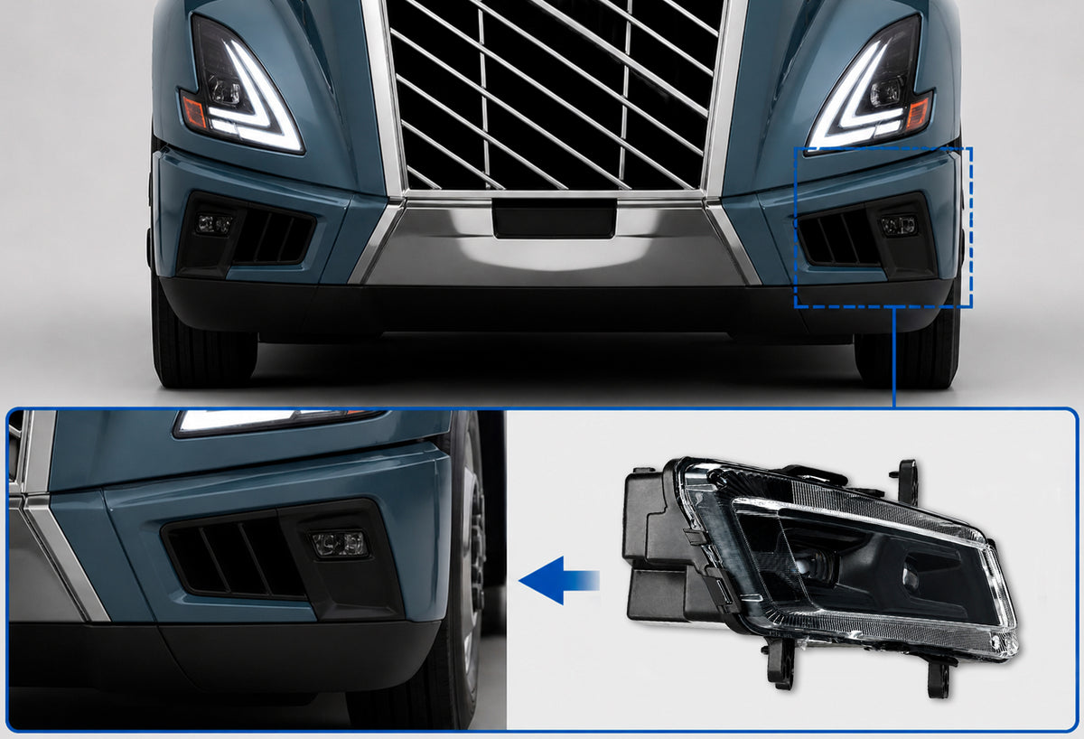 Front Fog Light Lamp Assembly Driver 2025+ Volvo VN VNL New