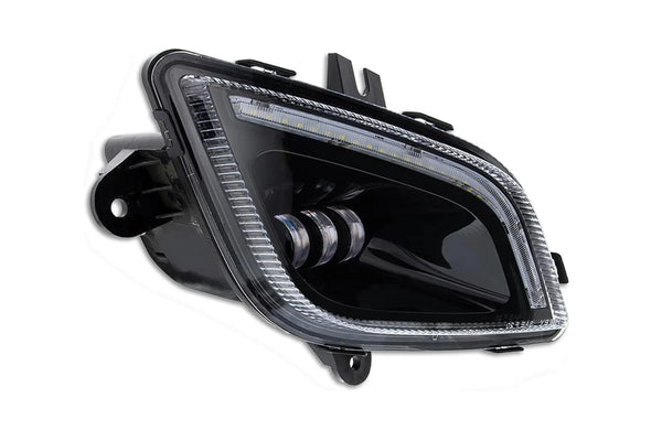LED Fog Light Black Passenger 2018+ Freightliner Cascadia 126 116