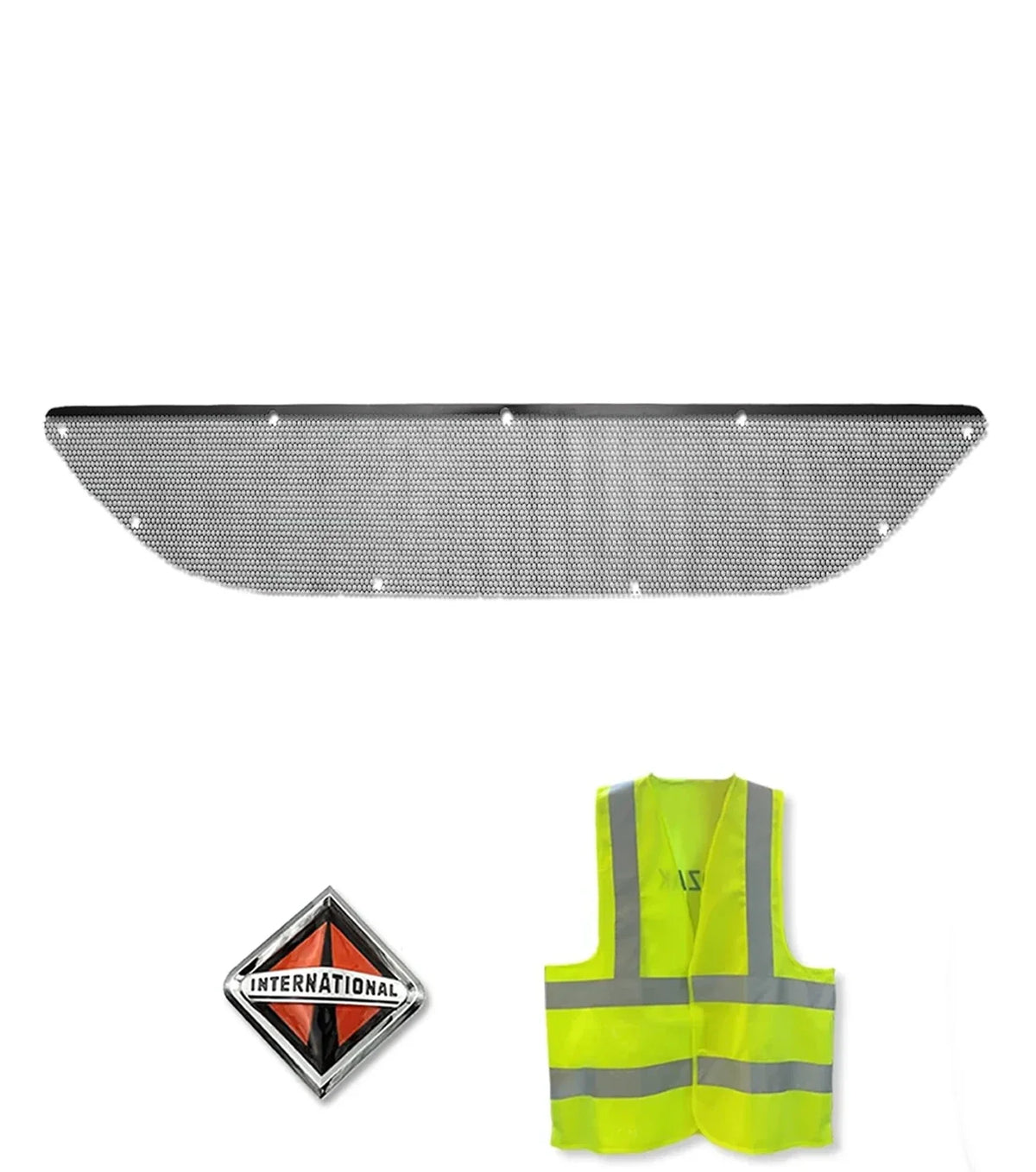 Bumper Net Grille Fits Plastic Bumper 2008-2015 International Prostar