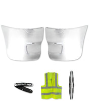 Extension Corners Bumper End Caps Chrome Set 2001-2017 Freightliner Columbia