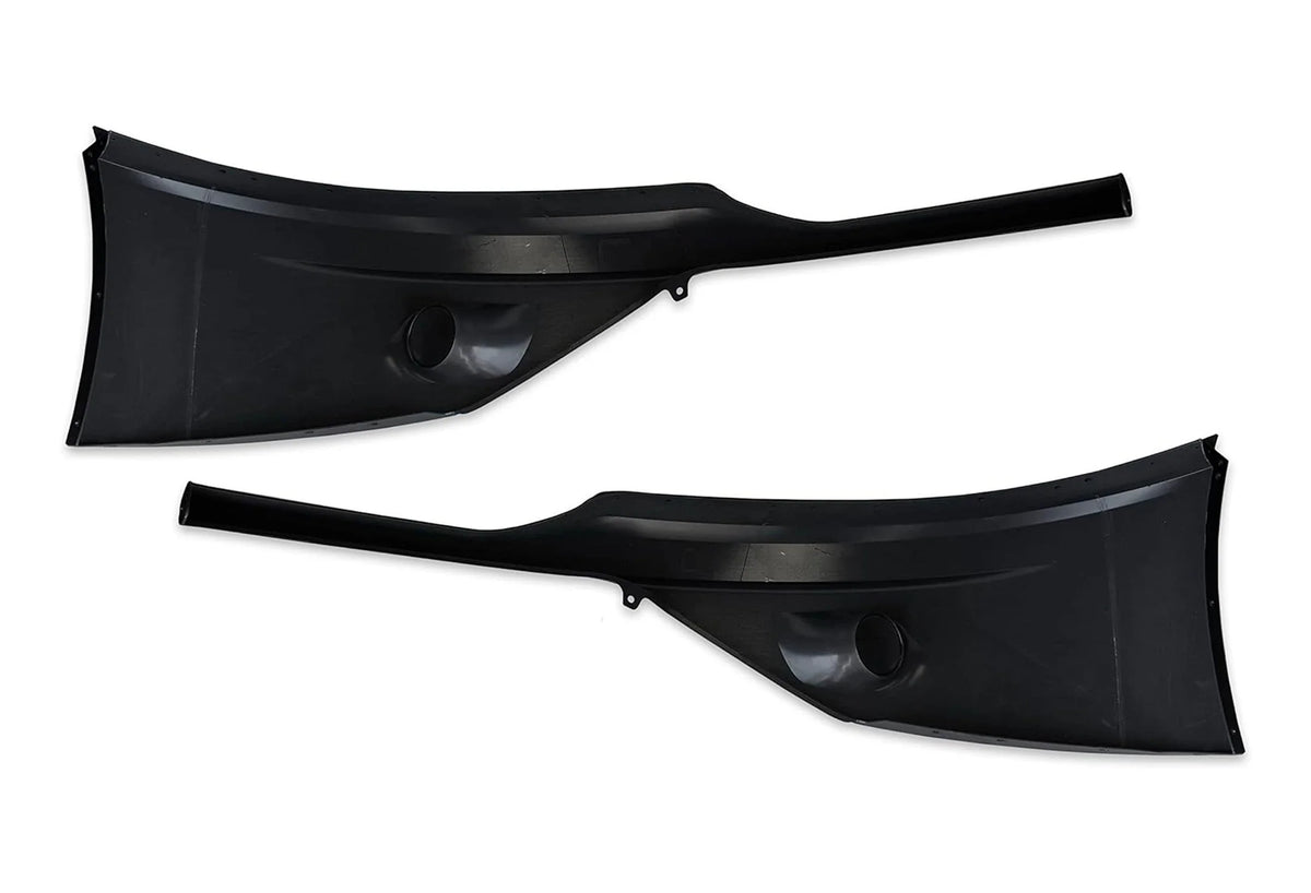Bumper Covers Black Plastic Without Fog Hole Set Kenworth 2022+ T680