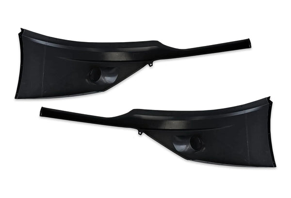 Bumper Covers Black Plastic Without Fog Hole Set Kenworth 2022+ T680