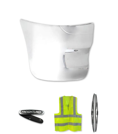 Extension Corner Bumper End Cap Chrome Passenger 2001-2017 Freightliner Columbia