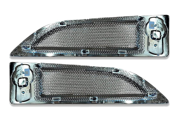 Hood Side Air Intake Vent Grille Chrome Set 2013-2021 Kenworth T680