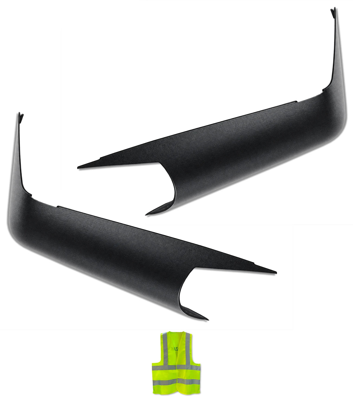Door Mirror Arm Bottom Covers Black Set 2018-2024 Freightliner Cascadia 126 116