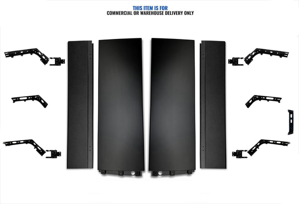 Cabin Fairing Lower Air Deflectors with Extensions and Brackets Set 2025 2026 Volvo VNL New