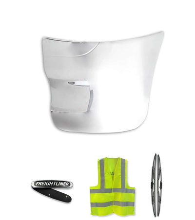 Extension Corner Bumper End Cap Chrome Driver 2001-2017 Freightliner Columbia