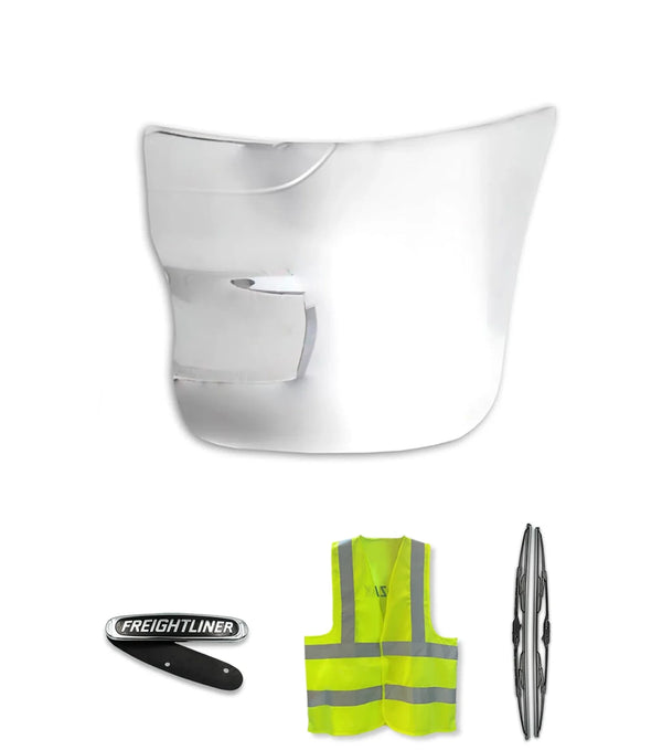 Extension Corner Bumper End Cap Chrome Driver 2001-2017 Freightliner Columbia