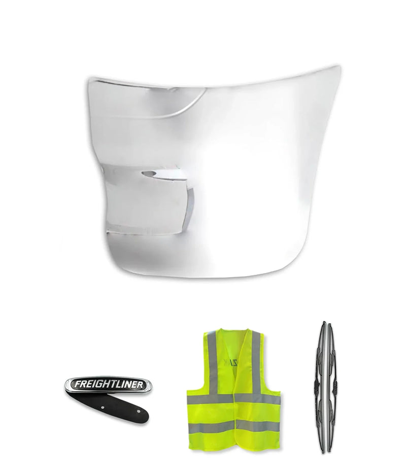 Extension Corner Bumper End Cap Chrome Driver 2001-2017 Freightliner Columbia