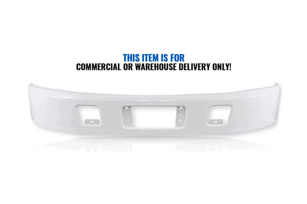 Bumper Painted White Steel 2005+ Hino 238 258 268 338