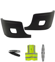 Bumper Corners Outer With Fog Holes Set 2008-2017 Freightliner Cascadia 125 113