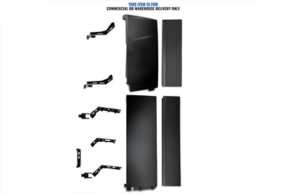 Cabin Fairing Upper & Lower Air Deflectors with Extensions & Brackets Driver 2025 2026 Volvo VNL New