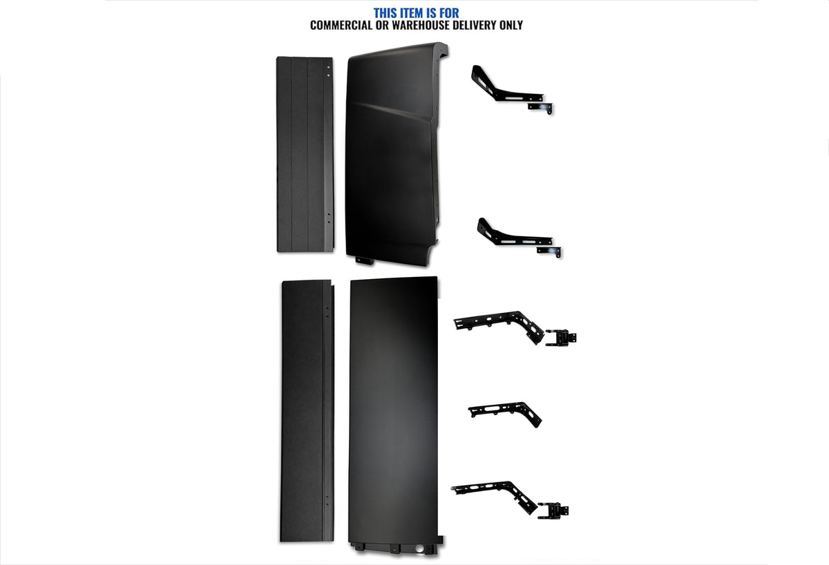 Cabin Fairing Upper & Lower Air Deflectors with Extensions & Brackets Passenger 2025 2026 Volvo VNL New