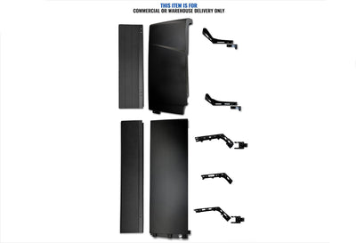 Cabin Fairing Upper & Lower Air Deflectors with Extensions & Brackets Passenger 2025 2026 Volvo VNL New