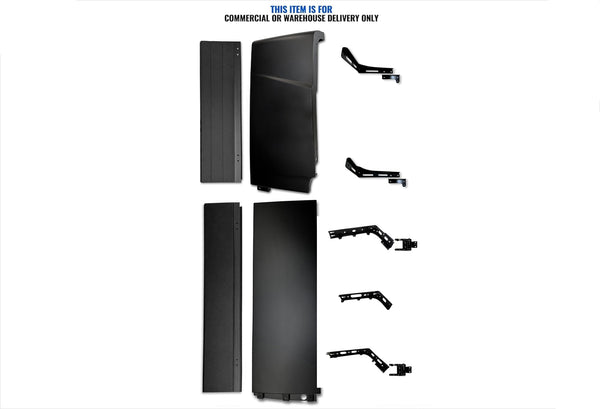 Cabin Fairing Upper & Lower Air Deflectors with Extensions & Brackets Passenger 2025 2026 Volvo VNL New