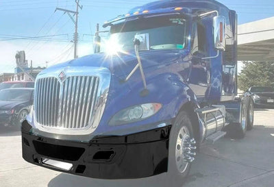 Bumper Fold Over Black Steel 2006-2015 International Prostar