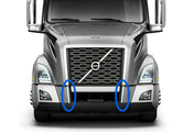 Trim Molds Middle Center Bumper Chrome 2018+ Volvo VNL