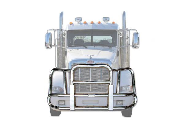 Front Grille Bumper Guard Large Square Peterbilt 386