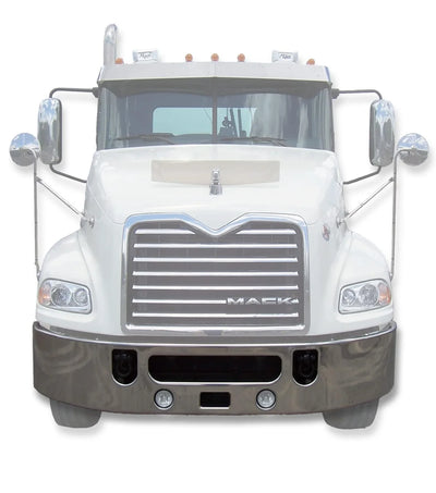 Bumper 17” Chrome With Tow Center Step Fog Lamp 2006+ Mack Vision CXU