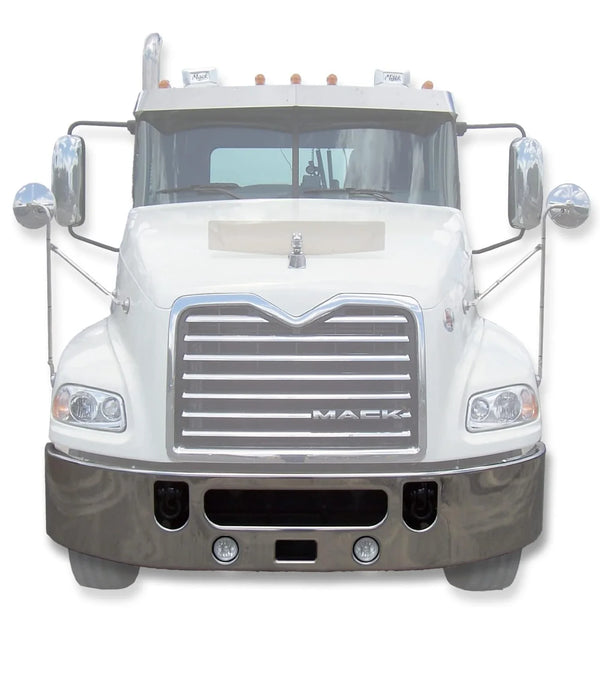 Bumper 17” Chrome With Tow Center Step Fog Lamp 2006+ Mack Vision CXU