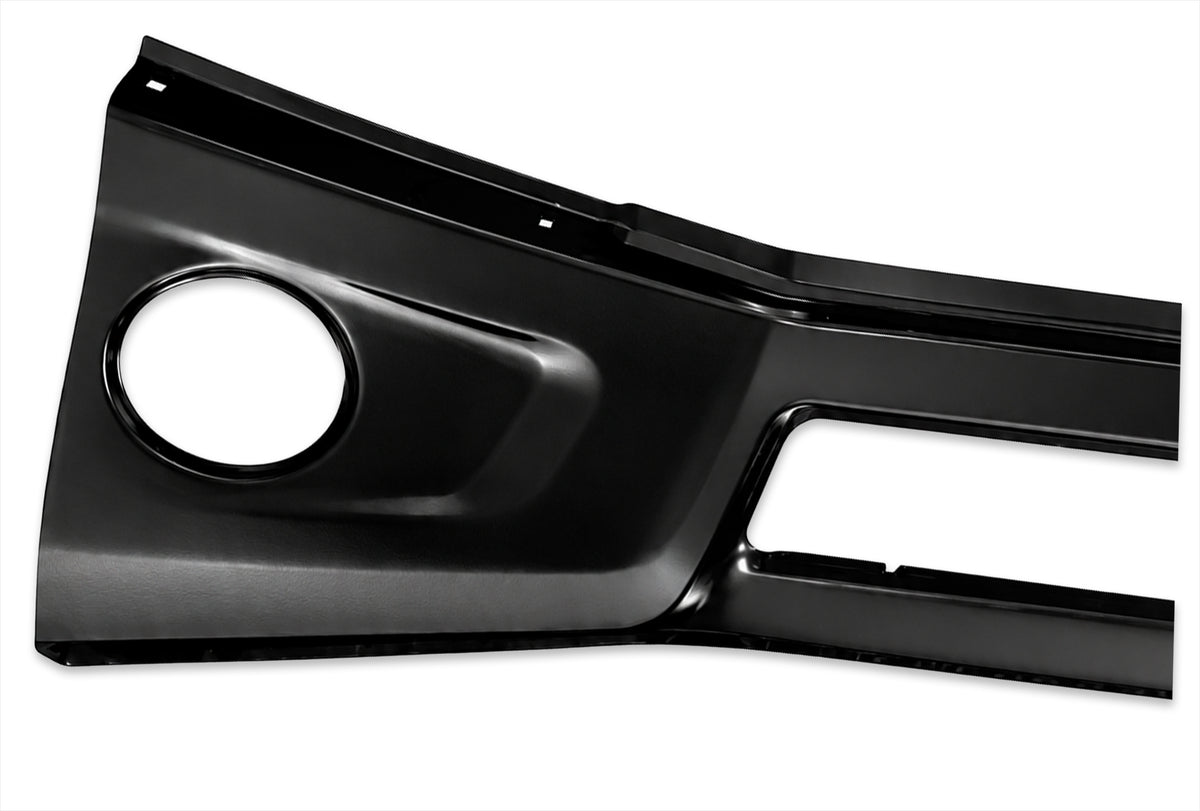 Center Bumper with Fog Light Hole Paint Black 2018+ Volvo VNR