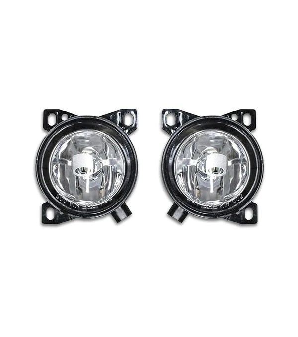Bumper Set w/ Fog Holes Plastic Chrome + Fog Lights 2013-2021 Peterbilt 579